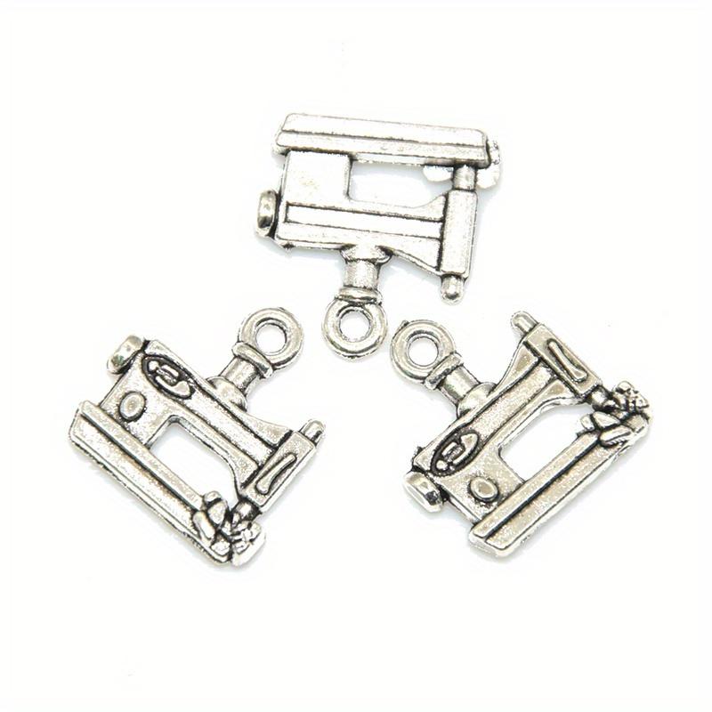 Tailor Tools Pendant DIY Alloy Jewelry Buttons 18pcs Mixed Sewing Collection Charms Antique Alloy Metal Scissors Pipe Yarn Knot Button