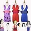 Anime Demon Slayers Suma Hinatsuru Makio Cosplay Costume Uzui Tengen Wives Wig Dress Suit Clothes Halloween Uniform Set