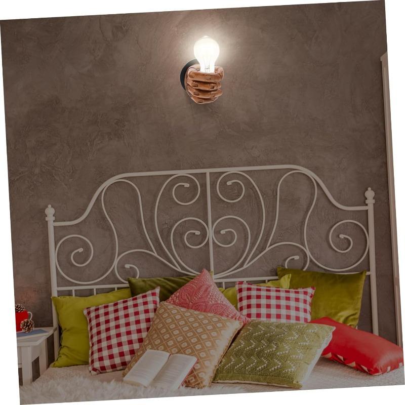 Wall Lamp Base Candle Stand LED Bulbs Wall Mounted Candle Holder Wall Lamp Lamp Base for Lamp Stands Old E27 Lamp Holder E27 Sockets Resin