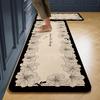 Carpet For Kitchen Floor Mat Pvc Leather Waterproof Non-Slip Foot Mats Oil-Proof Long Rug Spring Flower Home Decoration Rugs