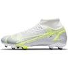 Mercurial Superfly 8 Academy MG Metallic Silver Volt Men Sneakers White Black CV0843-107