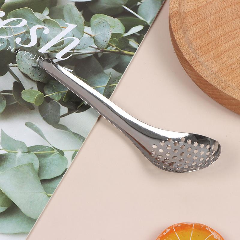 56 Holes Molecular Cuisine Caviar Spoon Colander Egg Yolk Caviar Colander