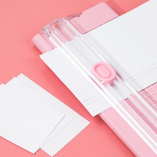 Paper Trimmer with Precise Graduation Portable Accurate A4 Two-way Cutting Scrapbook Trimmer