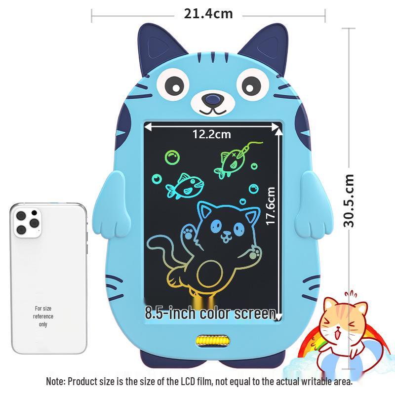 8.5" Cartoon LCD Writing Tablet - Children's Drawing & Doodle Board