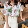 Women's Songkran Shirt Hawaiian Floral Blouses For Women