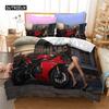 Duvet Cover Sexy Buttocks Girl Car Quilt Cover Soft Microfiber Bikini Comforter Cover for Women Teen Adults Bedroom Decoration