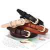 Womens Pu Fine Leather Belt With Metal Pin Buckle For Casual Commuting Outfits