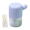 Contact Lens Washer with Tweezer Drawstring Energy Saving Contact Lens Cleaning Case Box Mini Contact Lens Manual Spin Cleaner Travel Use
