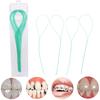 Orthodontic Braces Bridge Between Hilo 50Pcs Floss Threader Tooth Holder