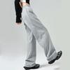 Женские спортивные штаны Весна и Осень Новые Повседневные Свободные Спортивные штаны Высокая посадка Узкие Прямые Узкого кроя Драпирующиеся Широкие брюки