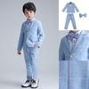 Boys And Girls Suit Plaid Small Suit Children's Host Performance Dress Children's Clothing With Tie