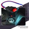 Motorcycle Double Flash Switch Hazard Light Switch Button Flash Warning Scooter Electric Vehicle Modified Emergency Signal Lamp