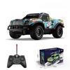 New 1:24 Full Scale LED Light Off-Road Jeep Remote Control Car 10km/h Battery Controlled Children's Toy Car Boy Gift Anti-Fall Anti-Collision
