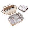 Yousheng Insulated Lunch Box with Compartments Easy To Clean Stainless Steel Lunch Container Reusable Bento Box with Utensils for Adults Kids