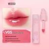VEECCI Clear Bobo Lip Glaze: Long-lasting, Non-Transfer Double-Ended Lip Gloss.