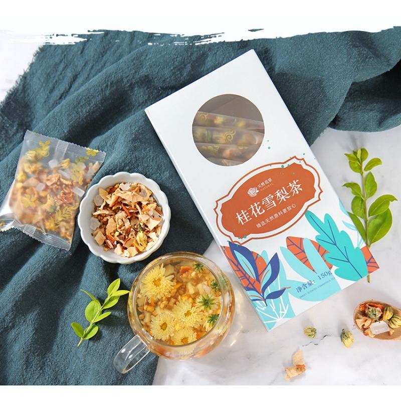 Osmanthus Snow Pear Tea Tartary Buckwheat Rock Sugar Snow Pear Chrysanthemum Tea