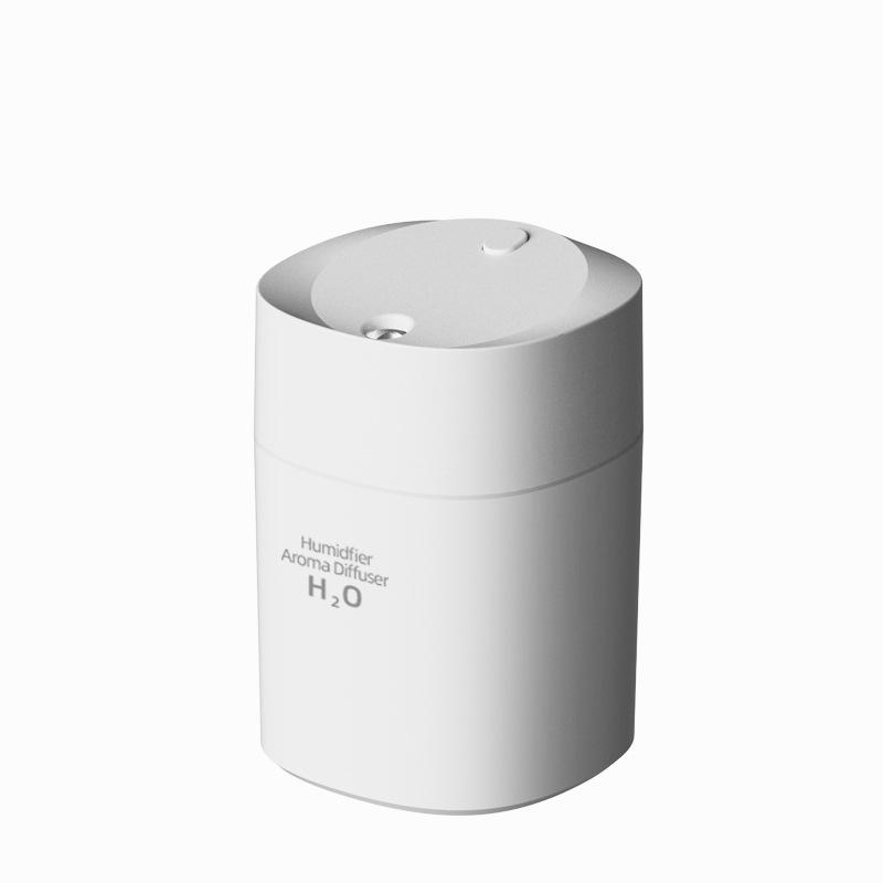Mini Air Humidifier 220ML Mist Sprayer USB Rechargeable Aroma Diffuser Auto-off Super Mute for Home&Office Use with Night Light