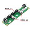 Xiwai Dual MCIO 8i Mini Cool Edge IO To 16x VROC Adapter for Motherboard SSD Graphics Card SFF-TA-1016 PCI-Express PCIE5.0