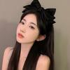 Fashion Black Bow Head Band Big Size 3D Hair Hoop Women Elegant Barrettes Headwear Girls Hair Accessories