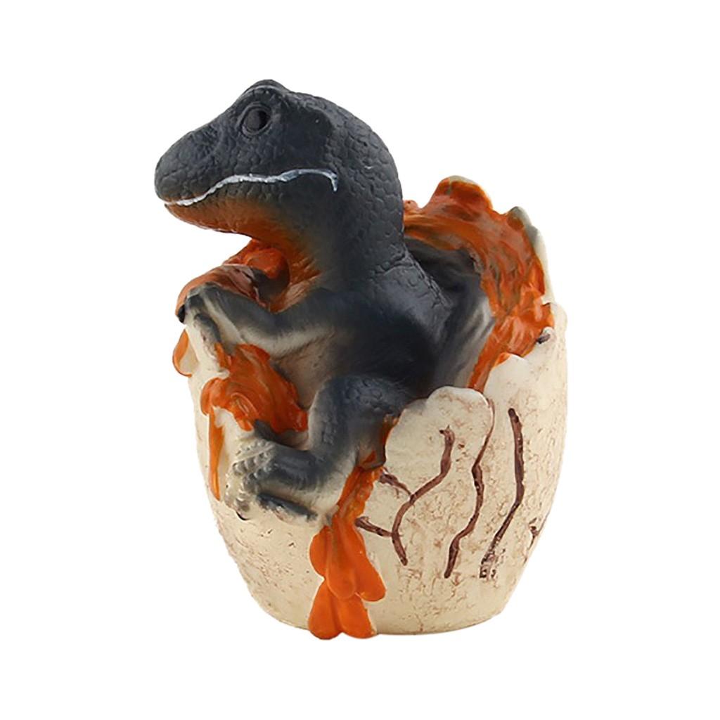 (Precious memory)Novelty Simulation Glowing Dinosaur Egg Light Model Children's Toys Gifts
