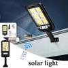 1500mah COB Solar Garden Lights New Motion Sensor Garage Lighting Wall Lamp Remote Control Security Street Stair Light Outdoor