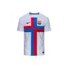 Nike Barcelona 22/23 Second Away Player Version Football Jersey Short Sleeve Men Jerseys White DN2706-042