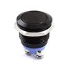 19mm 3/4" Metal Momentary Push Button Switch 3A/250V AC SPST 1NO Industrial Car Switch - Black Shell