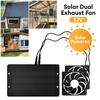 Solar Exhaust Fan 10W 12V Mini Ventilator Solar Panel Powered Fan Air Extractors For RV Roof Home Vent Fans