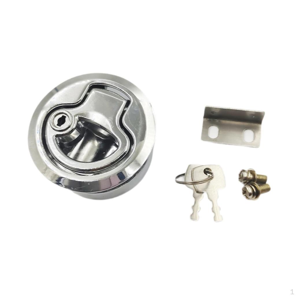 Boat Cam Latch Flush Pull Handle Easy Installation Multipurpose Deck Hardware Slam Lock for Ship