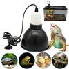 Reptile Heat Lamp Fixture Heat-Resistant Universal Easy Installation Deep Dome Reptile Light Fixture with Power Cable