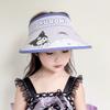 Children's Hat Girl Cartoon Big Hat Brim Sun Protection Hat Little Girl Outdoor Summer Sky Top Sun Hat