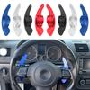 For VW Golf 5 6 MK6 GTI R Jetta MK5 Passat B6 B7 CC Polo Sharan Tiguan Auto Replacement Steering Wheel Paddle 2Pcs/set Extension Shift Cover