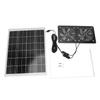 Solar Dual Fan Kit 30W IP65 Waterproofing Tempered Glass Laminate 17mm Aluminum Alloy Frame