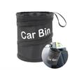 Pop-up Car Garbage Bag Black Waste Basket Portable Car Trash Can Auto Interior Accessories