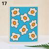 1PC Kitchen Printed Absorbent Dishcloth Cellulose Cleaning Cloths Wet Dry Household Rag Reusable