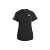 Club Tennis T-Shirt Logo Comfortable Casual Round Neck Short Sleeve Women Tops Black HS1450