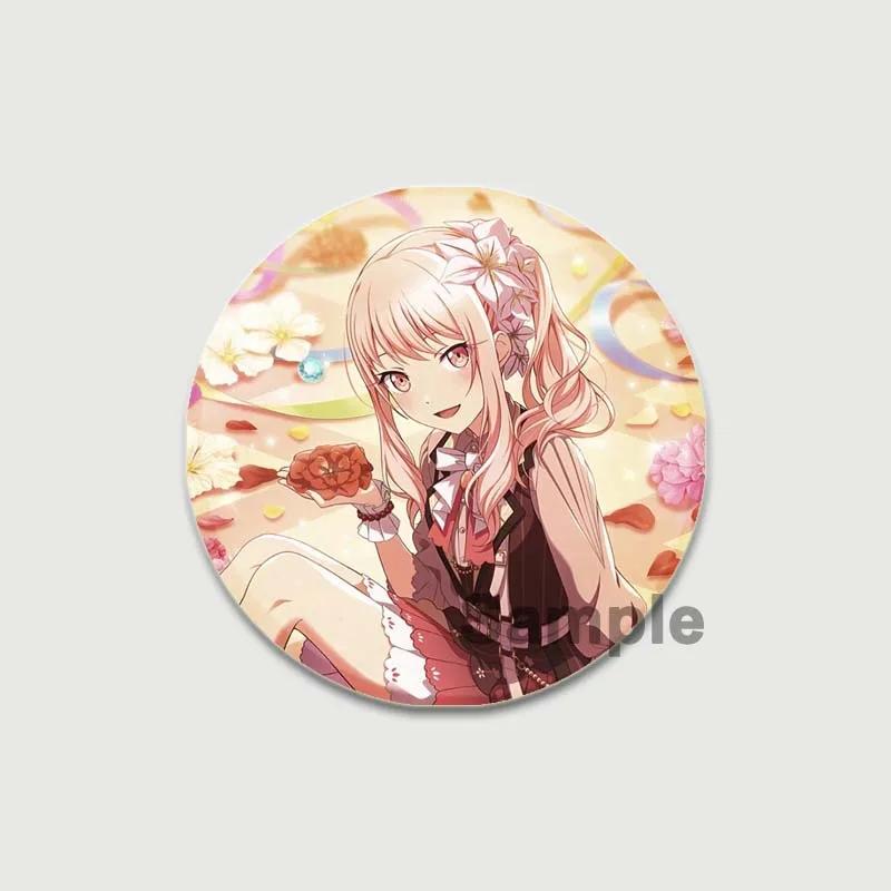 32/44/58mm Cute Project SEKAI Anime Pins Akiyama Mizuki Tinplate Badge DIY Custom Cartoon Girl Brooch Pin for Hat Bag Fans Collection Gifts