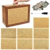 Wooden Money Box with Counter Money Piggy Bank Cash Coin Saving Box