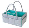 WhiteLapin Diaper Storage Case with Toy Storage No Gift 1 Piece Co., Ltd. (Mint Green, Box)