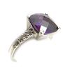 Amethyst 'Scarlett' Silver Ring
