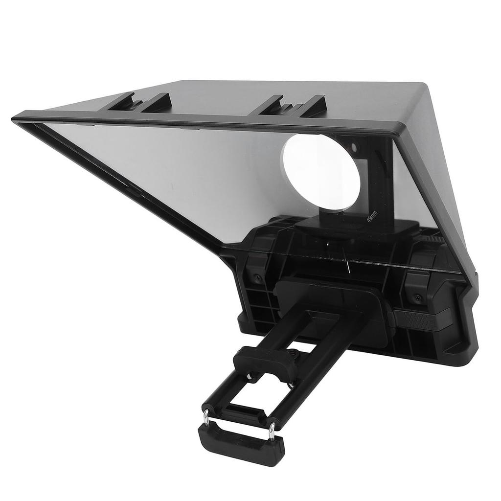 TP2A 8in Teleprompter for Tablet Smartphone Teleprompter with APP Remote Control Lens Adapter Rings 
