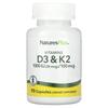Vitamin D3 + Vitamin K2, 90 Capsules