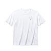 Comfortable Simple Round Neck Pullover Casual Letter Versatile Breathable Short Sleeve T-Shirt Men Tops Snow-White 152528144-1