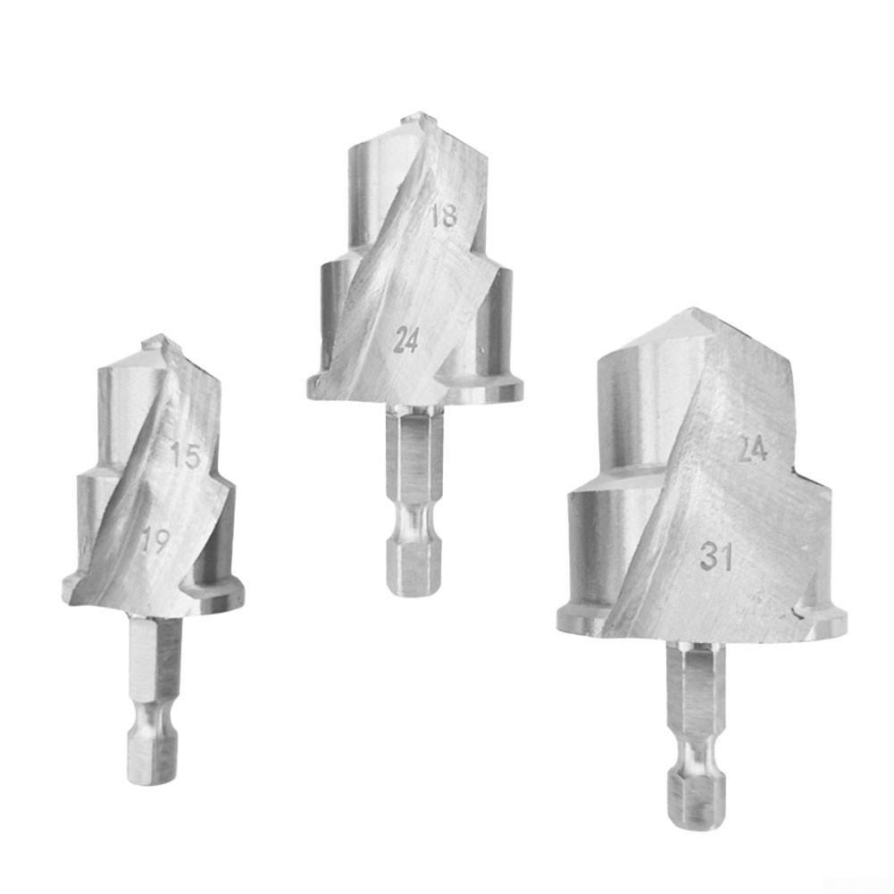 Hex Water Pipe Tool Spiral PPR Drill Bit Stepped Drill Bit