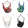 Colorful Outdoor Bedroom 120KG Camping Rope Bed Fabric Garden Hanging Hammock Hammock Swings Hammock Chair Swing Seat