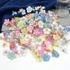 50pcs/lots 2cm Multi-color Daisy Flower Head Mini Silk Flower Artificial Flower Wreath Cutting Accessories for Home and Wedding Decoration