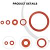 Enhance Your Coffee Machine with Silicone O Ring Nozzle Gasket Set 15PCS