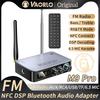M9/M9Pro Bluetooth Audio Receiver Transmitter DSP Wireless Adapter NFC/AUX/RCA/USB U-Disk/TF/6.5 Mic Karaoke/Coaxial/FM Radio