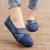 Plus Size Ladies Flats Shoes for Women 2025 Soft Genuine Leather Mocassin Boat Hook Loop Mocasines De Mujer Chaussure Femme