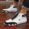 Fashion Men Fashion Brand Boots Platform Wear Resistant Lightweight Trendy Shoes Sneakers High Cut British Summer Breathable Men Shoes